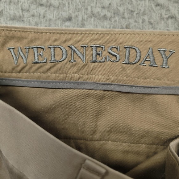 Bonobos Pants‎ Mens 33x30 (34x29) Beige Chinos Wednesday Embroidered Cotton - Picture 3 of 8